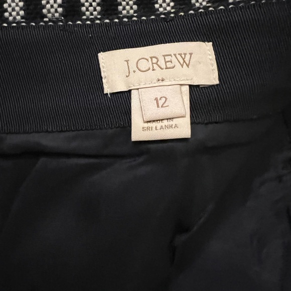 J. Crew Factory Pencil Skirt in Blue and White Stripe Size 12 - Picture 6 of 6